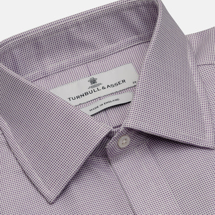 LILAC MULTI-CHECK COTTON REGULAR FIT SHIRT